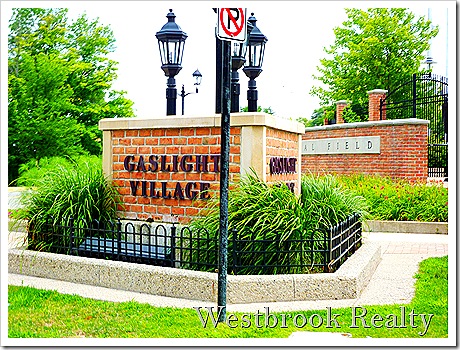 Gaslight Village Sign East GR MI